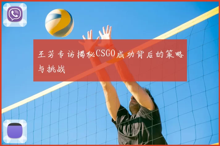 王芳专访揭秘CSGO成功背后的策略与挑战