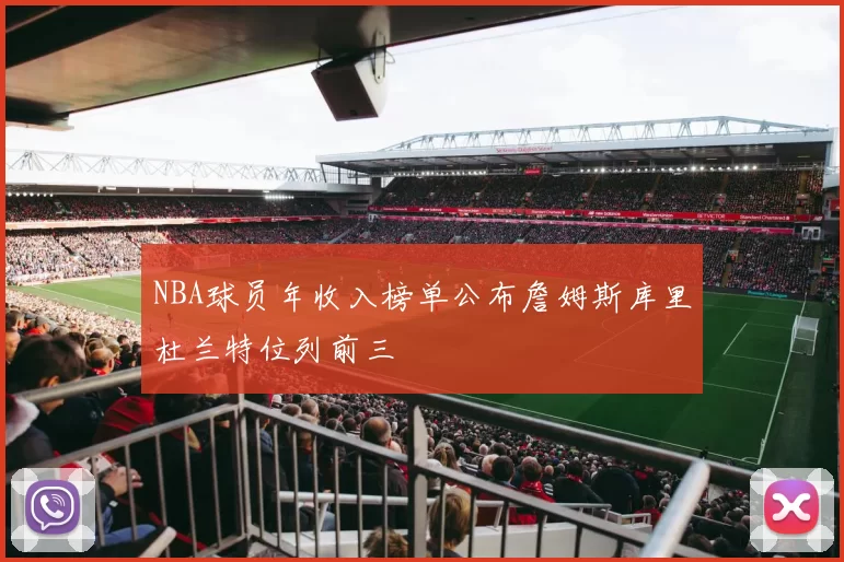NBA球员年收入榜单公布詹姆斯库里杜兰特位列前三
